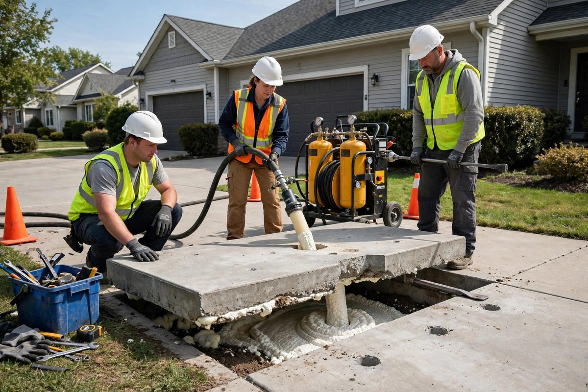 Mudjacking vs. Polyurethane Concrete Lifting: Which Is Right?