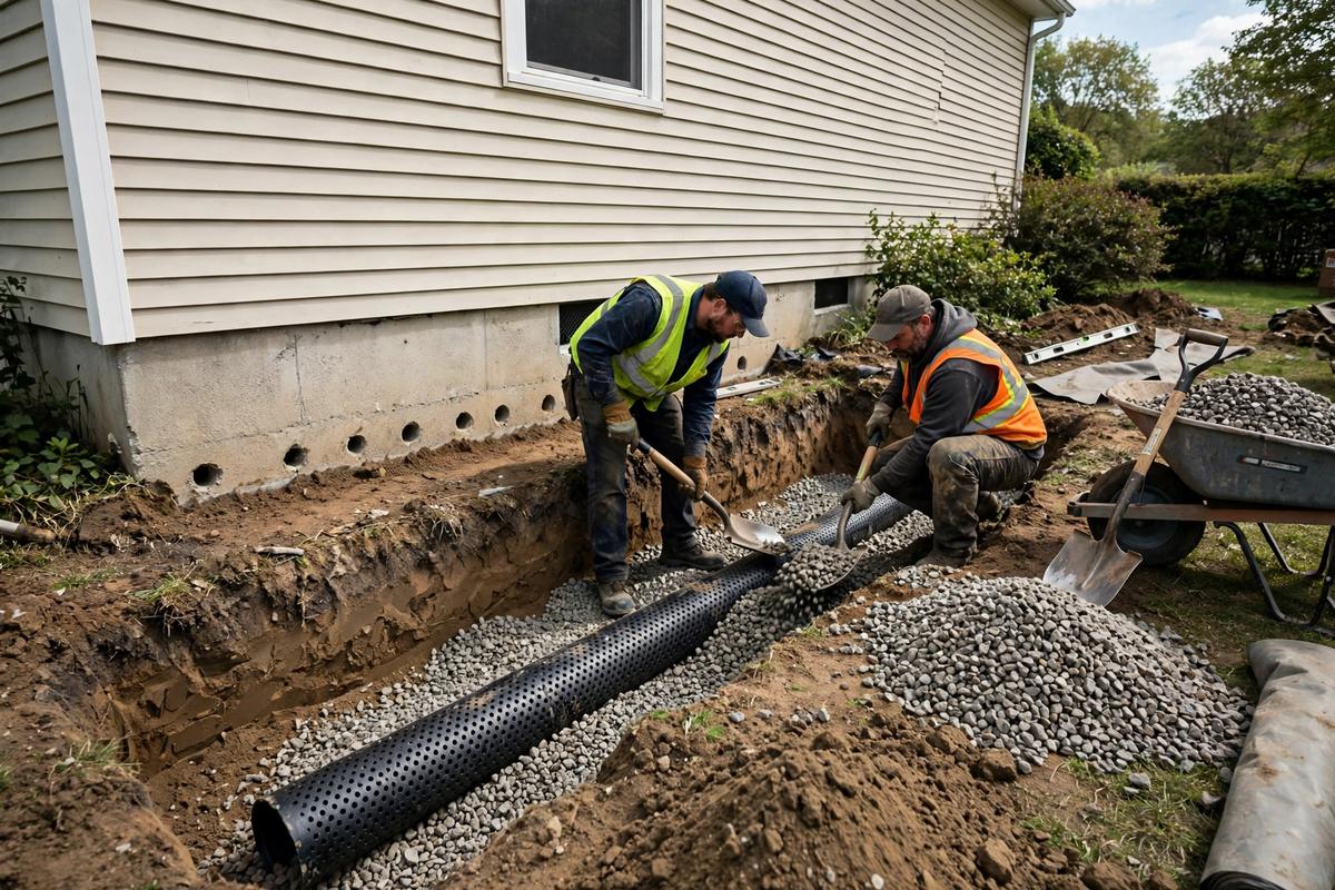 French Drains Explained: How Yard and Foundation Drainage Works