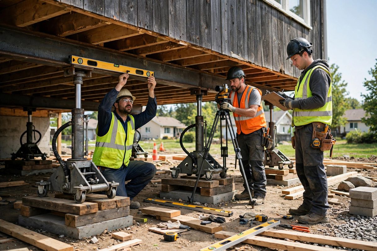 House Leveling Explained: How Settled Homes Are Raised and Supported